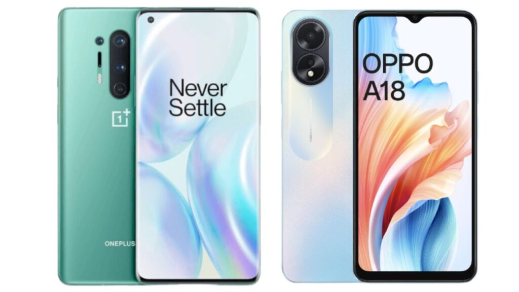 Oppo A18 vs OnePlus 8 ProOppo A18 vs OnePlus 8 Pro – Best Choice for 2025?